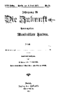 Die Zukunft, 2. Juni, Jahrg. XXV, Bd. 99, Nr 35.