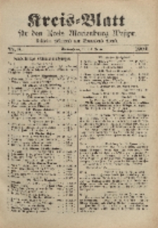 Kreis-Blatt für den Kreis Marienburg Westpreussen, 30. Januar, Nr 8.