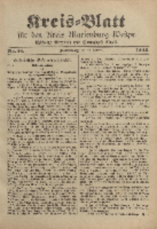 Kreis-Blatt für den Kreis Marienburg Westpreussen, 20. Februar, Nr 14.