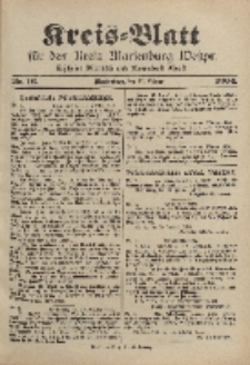 Kreis-Blatt für den Kreis Marienburg Westpreussen, 27. Februar, Nr 16.
