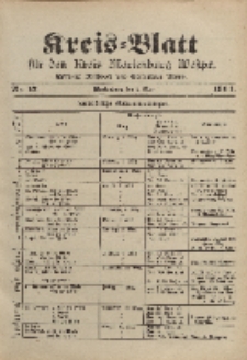 Kreis-Blatt für den Kreis Marienburg Westpreussen, 2. März, Nr 17.