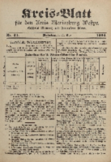 Kreis-Blatt für den Kreis Marienburg Westpreussen, 26. März, Nr 24.