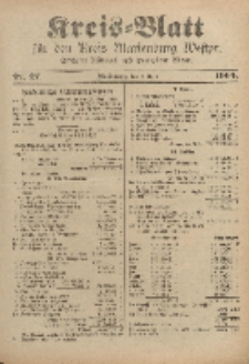 Kreis-Blatt für den Kreis Marienburg Westpreussen, 6. April, Nr 27.