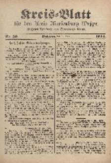Kreis-Blatt für den Kreis Marienburg Westpreussen, 16. April, Nr 30.