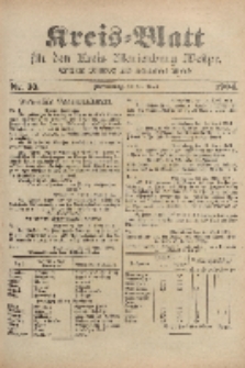 Kreis-Blatt für den Kreis Marienburg Westpreussen, 27. April, Nr 33.