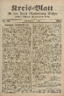 Kreis-Blatt für den Kreis Marienburg Westpreussen, 4. Mai, Nr 36.