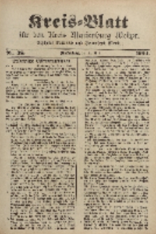 Kreis-Blatt für den Kreis Marienburg Westpreussen, 11. Mai, Nr 38.