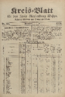 Kreis-Blatt für den Kreis Marienburg Westpreussen, 14. Mai, Nr 39.