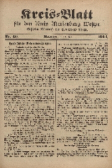 Kreis-Blatt für den Kreis Marienburg Westpreussen, 18. Mai, Nr 40.