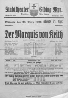 Der Marquis von Keith - Franz Wedekind
