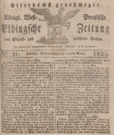 Elbingsche Zeitung, No. 31 Donnerstag, 17 April 1823