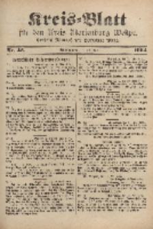 Kreis-Blatt für den Kreis Marienburg Westpreussen, 28. Mai, Nr 43.