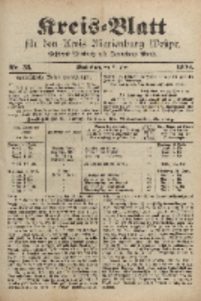 Kreis-Blatt für den Kreis Marienburg Westpreussen, 25. Juni, Nr 51.