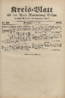 Kreis-Blatt für den Kreis Marienburg Westpreussen, 13. Juli, Nr 56.