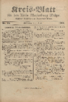 Kreis-Blatt für den Kreis Marienburg Westpreussen, 17. August, Nr 66.