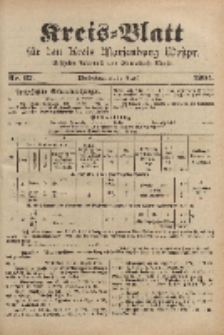 Kreis-Blatt für den Kreis Marienburg Westpreussen, 20. August, Nr 67.