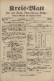 Kreis-Blatt für den Kreis Marienburg Westpreussen, 3. September, Nr 71.