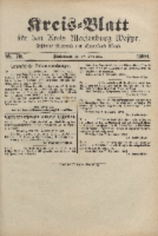 Kreis-Blatt für den Kreis Marienburg Westpreussen, 10. September, Nr 73.