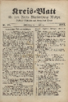 Kreis-Blatt für den Kreis Marienburg Westpreussen, 14. September, Nr 74.