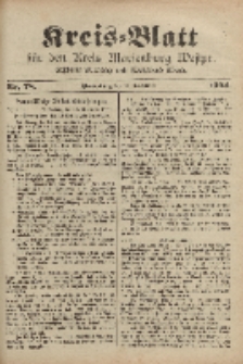 Kreis-Blatt für den Kreis Marienburg Westpreussen, 28. September, Nr 78.