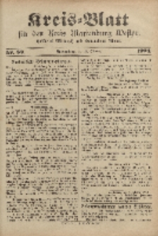 Kreis-Blatt für den Kreis Marienburg Westpreussen, 12. Oktober, Nr 82.