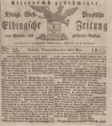 Elbingsche Zeitung, No. 35 Donnerstag, 1 Mai 1823