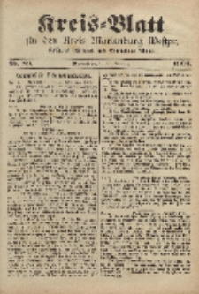 Kreis-Blatt für den Kreis Marienburg Westpreussen, 9. November, Nr 89.
