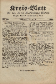 Kreis-Blatt für den Kreis Marienburg Westpreussen, 17. Dezember, Nr 99.