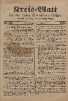 Kreis-Blatt für den Kreis Marienburg Westpreussen, 24. Dezember, Nr 101.