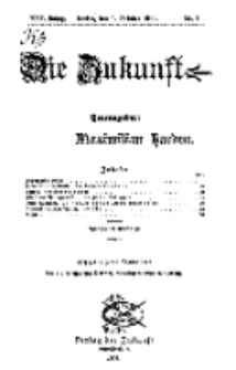 Die Zukunft, 1. Oktober, Jahrg. XIII, Bd. 49, Nr 1.
