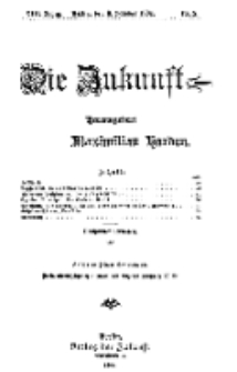 Die Zukunft, 8. Oktober, Jahrg. XIII, Bd. 49, Nr 2.
