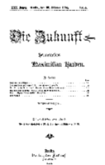 Die Zukunft, 22. Oktober, Jahrg. XIII, Bd. 49, Nr 4.