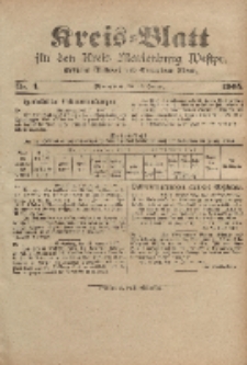 Kreis-Blatt für den Kreis Marienburg Westpreussen, 18. Januar, Nr 4.