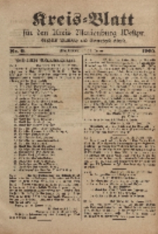 Kreis-Blatt für den Kreis Marienburg Westpreussen, 25. Januar, Nr 6.