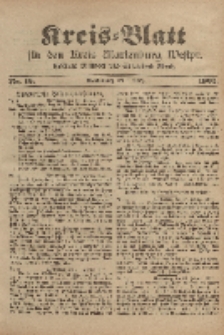 Kreis-Blatt für den Kreis Marienburg Westpreussen, 1. März, Nr 16.