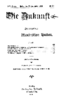 Die Zukunft, 27. September, Jahrg. XXI, Bd. 84, Nr 52.