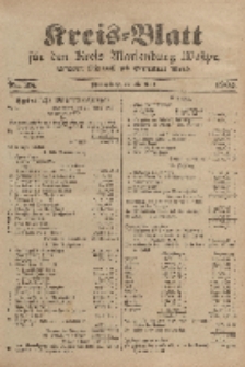 Kreis-Blatt für den Kreis Marienburg Westpreussen, 12. April, Nr 28.