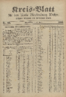 Kreis-Blatt für den Kreis Marienburg Westpreussen, 29. April, Nr 33.