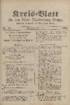 Kreis-Blatt für den Kreis Marienburg Westpreussen, 3. Juni, Nr 43.