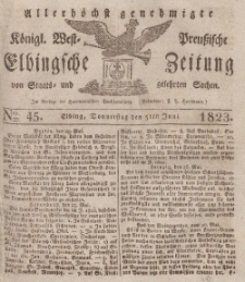 Elbingsche Zeitung, No. 45 Donnerstag, 5 Juni 1823