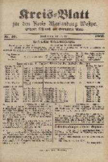 Kreis-Blatt für den Kreis Marienburg Westpreussen, 14. Juni, Nr 46.