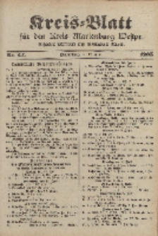 Kreis-Blatt für den Kreis Marienburg Westpreussen, 17. Juni, Nr 47.