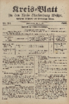 Kreis-Blatt für den Kreis Marienburg Westpreussen, 12. Juli, Nr 54.