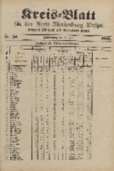 Kreis-Blatt für den Kreis Marienburg Westpreussen, 19. Juli, Nr 56.