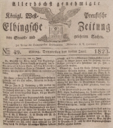 Elbingsche Zeitung, No. 49 Donnerstag, 19 Juni 1823