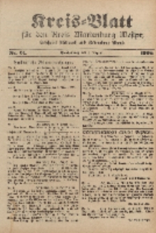 Kreis-Blatt für den Kreis Marienburg Westpreussen, 5. August, Nr 61.