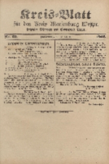 Kreis-Blatt für den Kreis Marienburg Westpreussen, 12. August, Nr 63.
