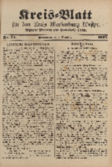 Kreis-Blatt für den Kreis Marienburg Westpreussen, 2. September, Nr 70.