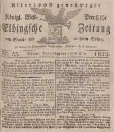 Elbingsche Zeitung, No. 55 Donnerstag, 10 Juli 1823
