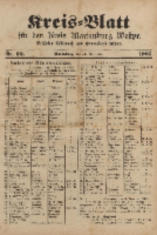 Kreis-Blatt für den Kreis Marienburg Westpreussen, 11. November, Nr 90.
